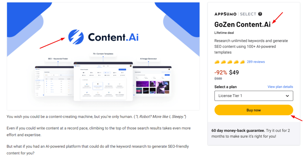 GoZen Content AI Pricing & Plans: